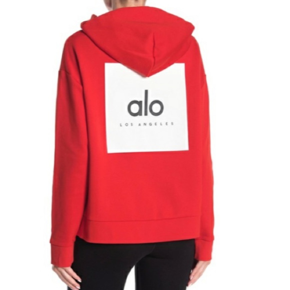 ALO Yoga Los Angeles Vaunt Hooded Sweatshirt - Picture 3 of 5